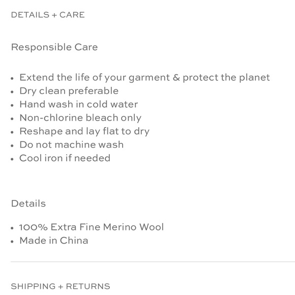 NWT Hill House Sylvie Cropped Wool Cream Sweater - Picture 7 of 10